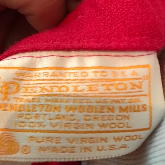 Vintage hot pink wool skirt with pockets - Picture 5 of 5